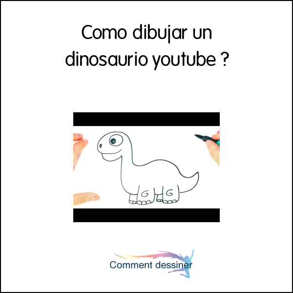 Como dibujar un dinosaurio youtube